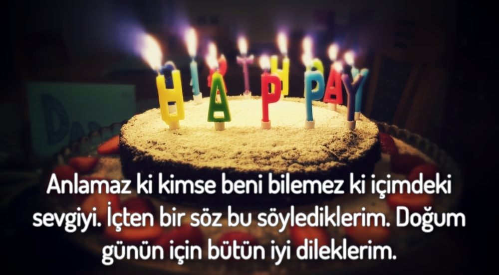Doğum günü tebrik mesajı