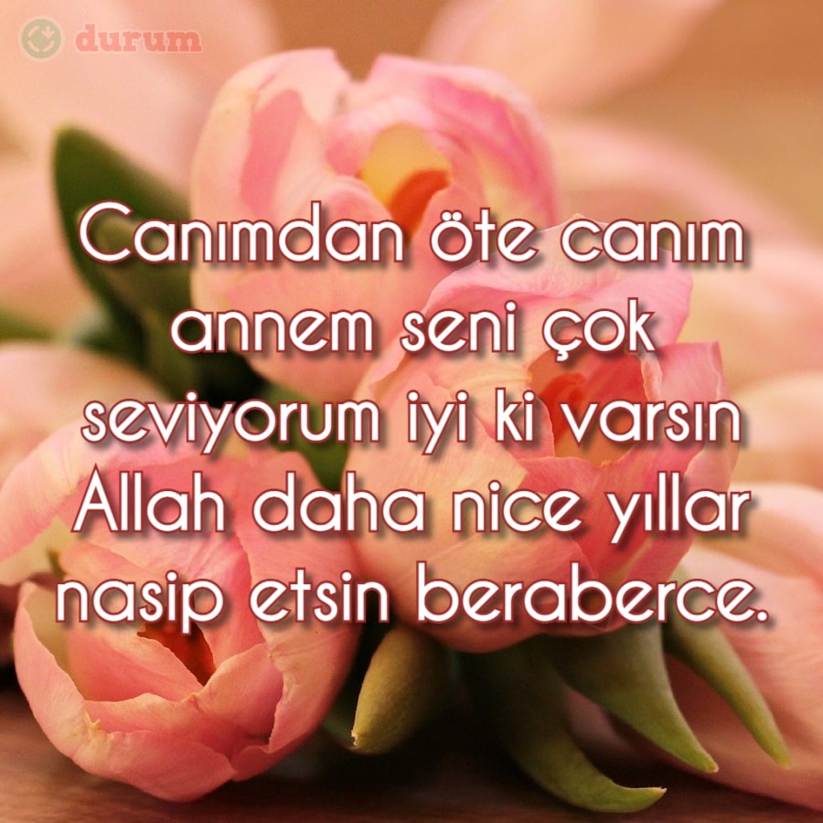 Doğum günün kutlu olsun annemm