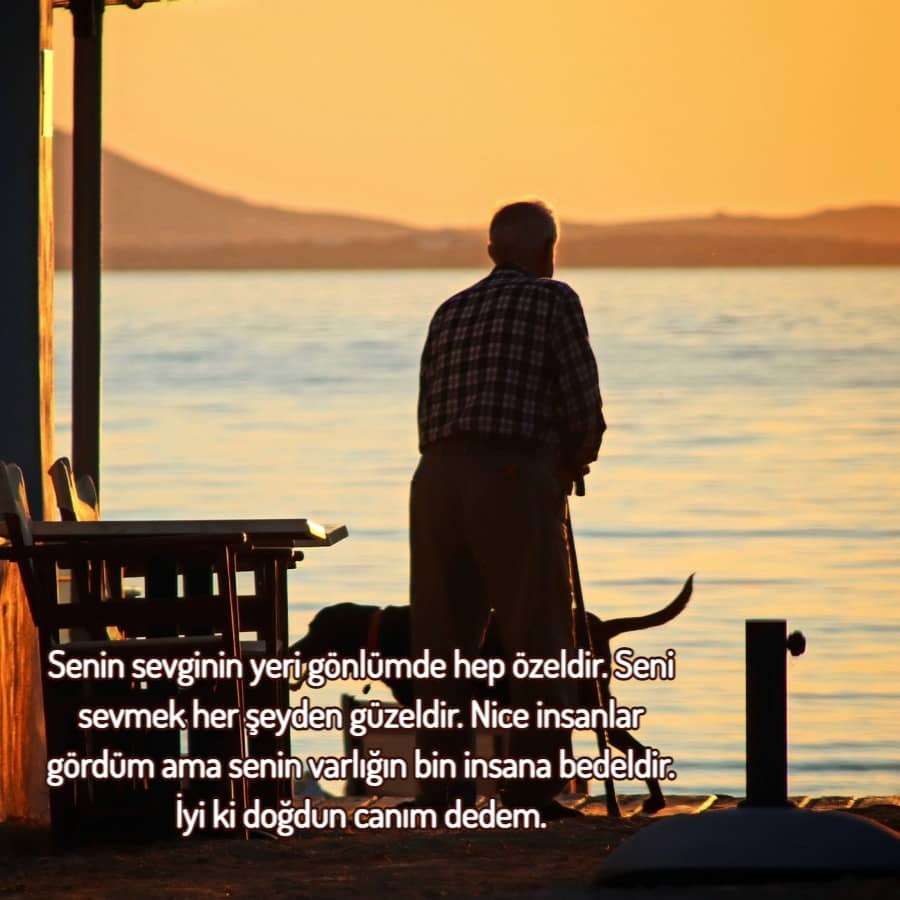 Doğum günün kutlu olsun bir tanecik dedem