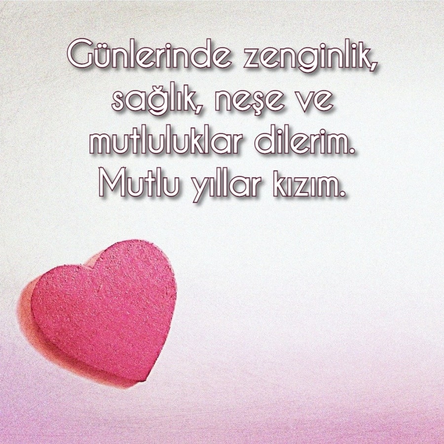 Doğum günün kutlu olsun Melek kızım