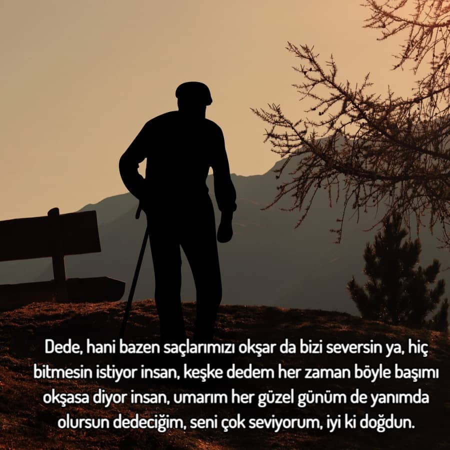 Doğum gününü kutluyorum dede