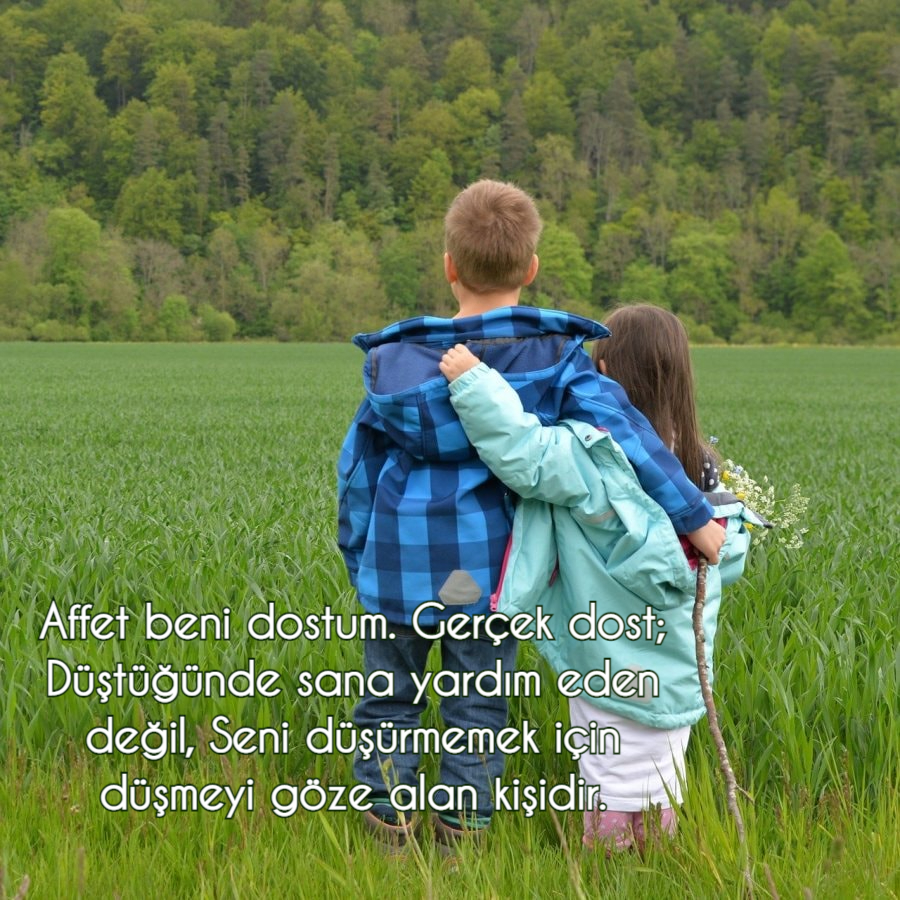 Dost sözleri yazılı resimler