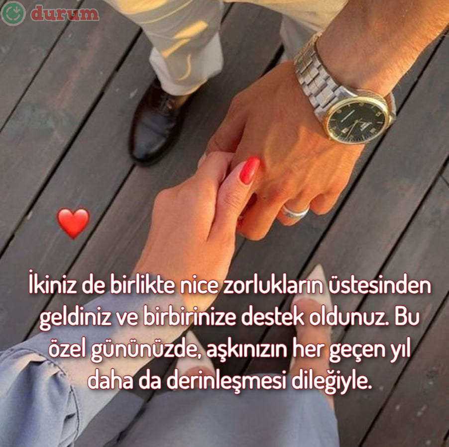 Ebeveynlere Yıldönümü Dilekleri romantik