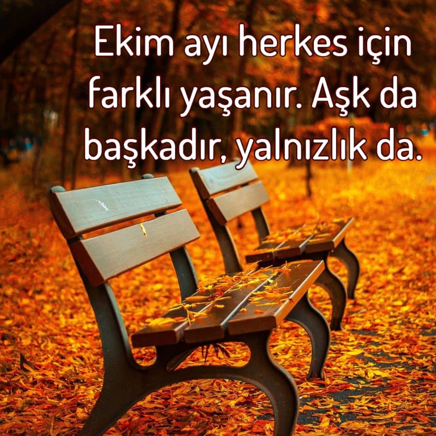Ekim aşk sözler