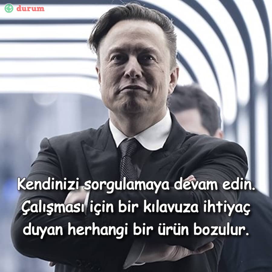 Elon Musk’tan Girişimcilere Tavsiyeler