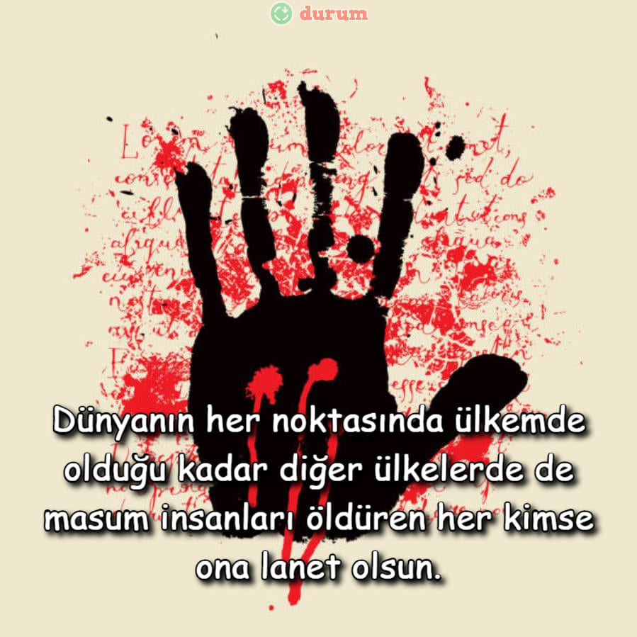 En Etkili Teröre Lanet Sözleri