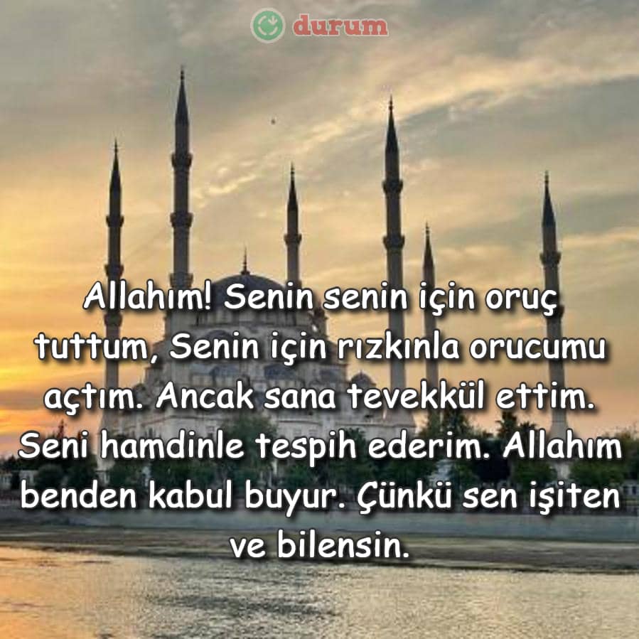 En Güzel İftar Duası