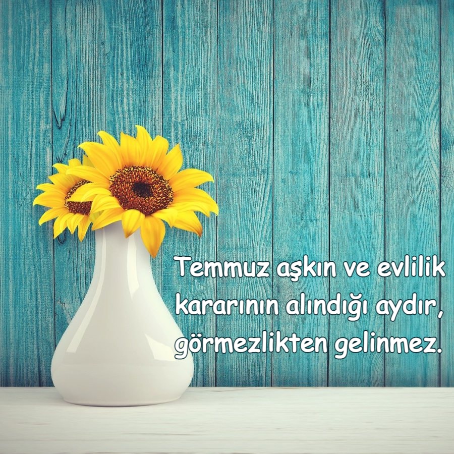 en güzel Temmuz Ayı Sözleri
