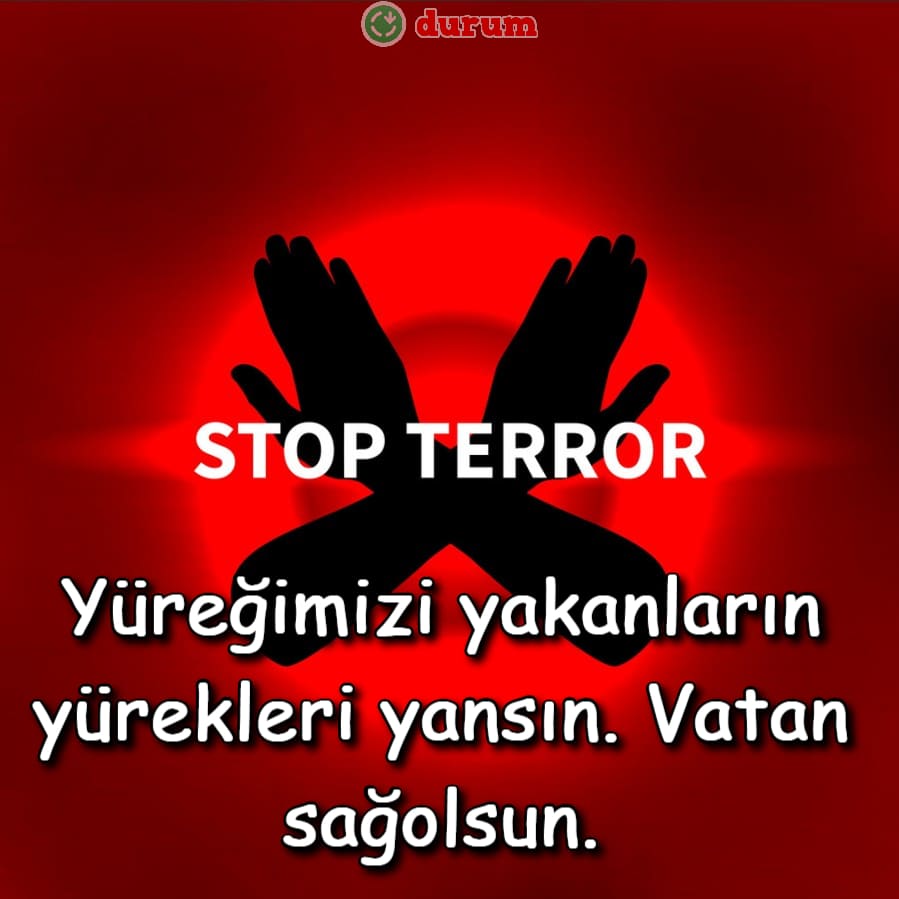En Sert Teröre Lanet Mesajları