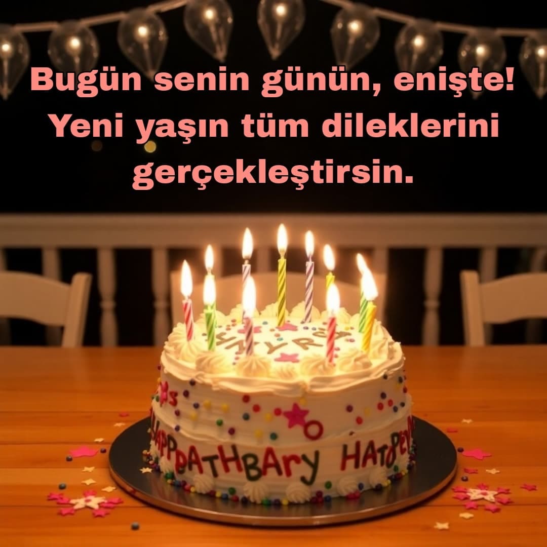 Enişteye Doğum Günü Mesajı