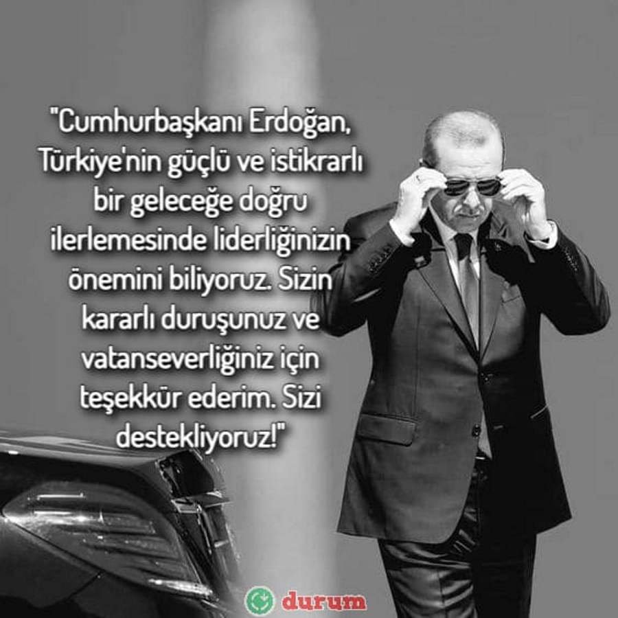 Erdoğan'a destek mesajları indir
