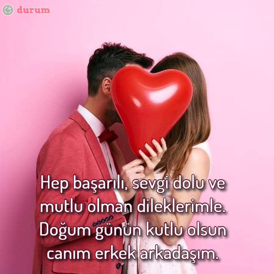Erkek Arkadaşa Resimli Doğum Günü Mesajları