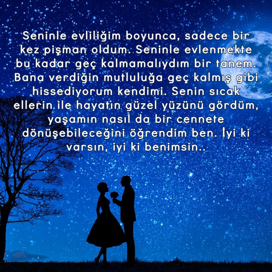 Eşe Güzel Sözler yazılı resimler