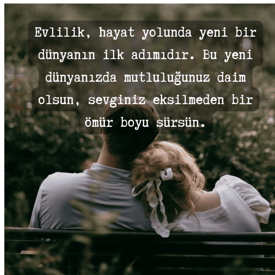 Evlilik kutlama mesajları en guzel
