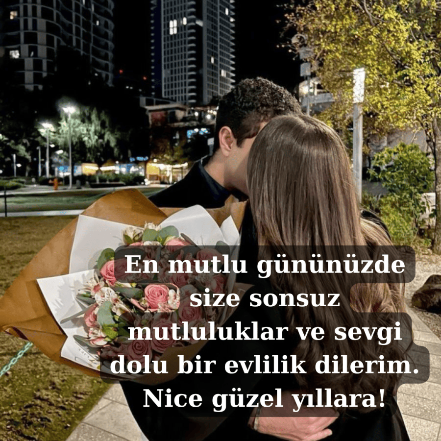 Evlilik kutlama mesajları en tatli