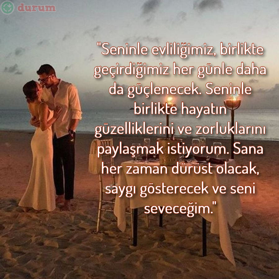 Evlilik Yemini Sözleri kisa