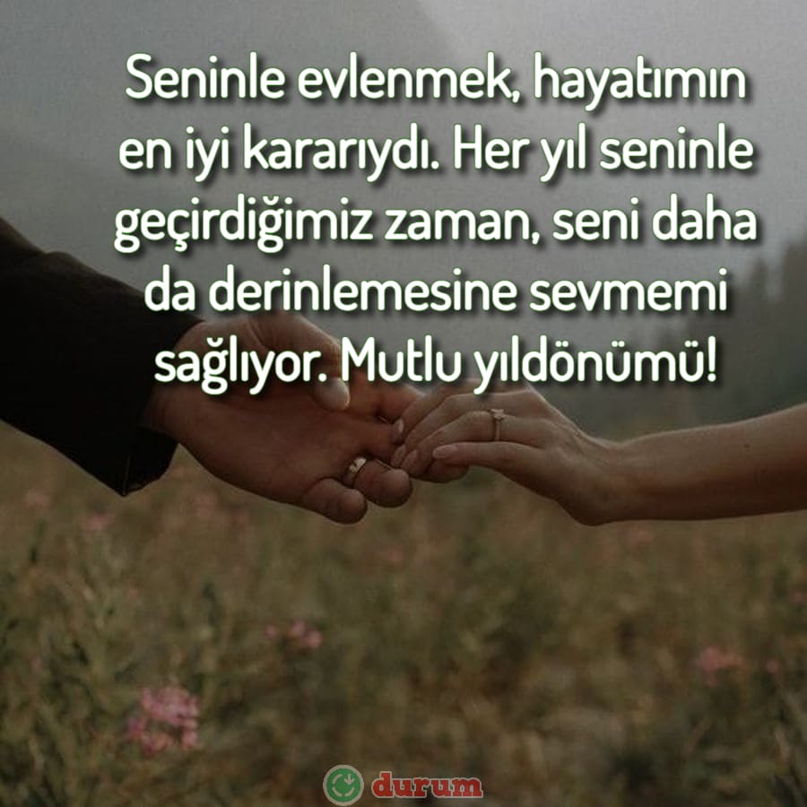 Evlilik Yıldönümü Mesajları guzel