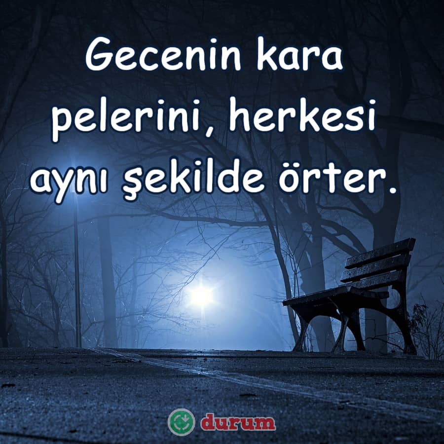 Geceye bir not
