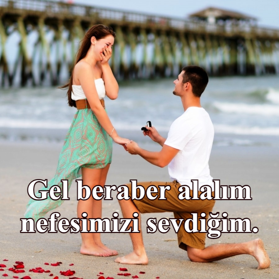 Gel beraber alalım nefesimizi sevdiğim
