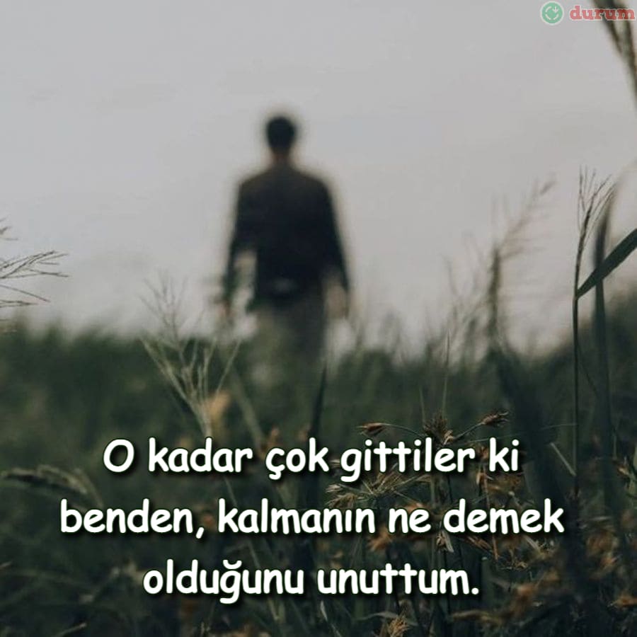 Gidenlere Duygusal Sözler