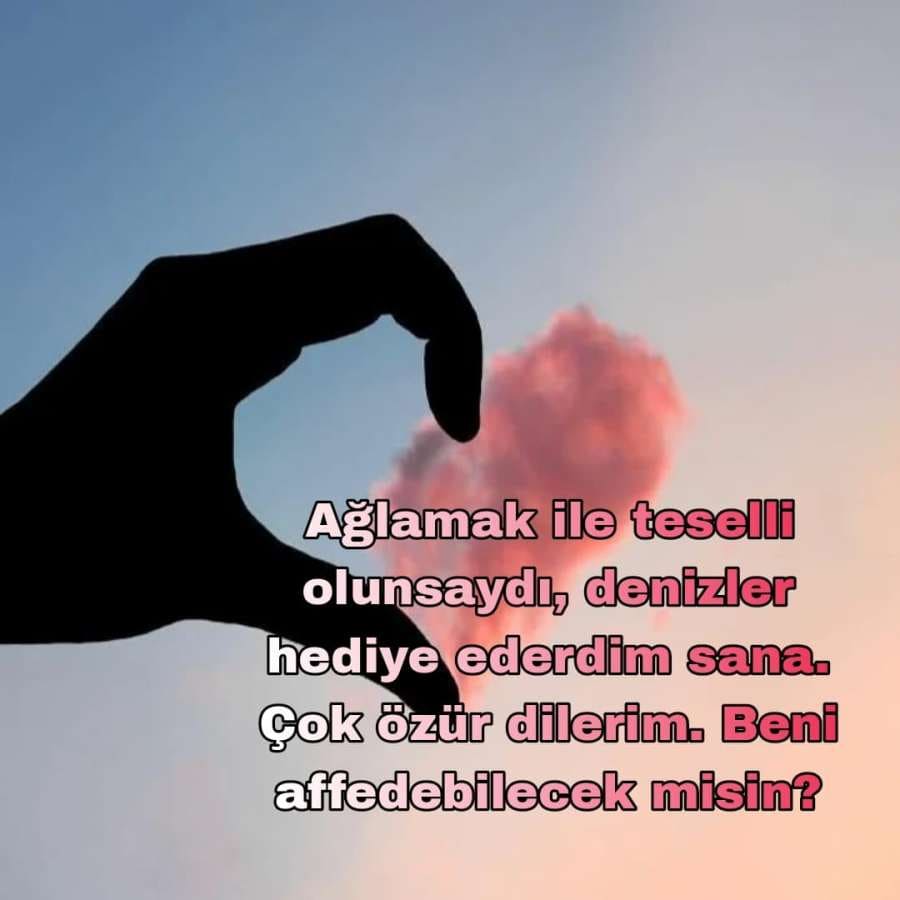 Gönül Alıcı Özür Sözleri