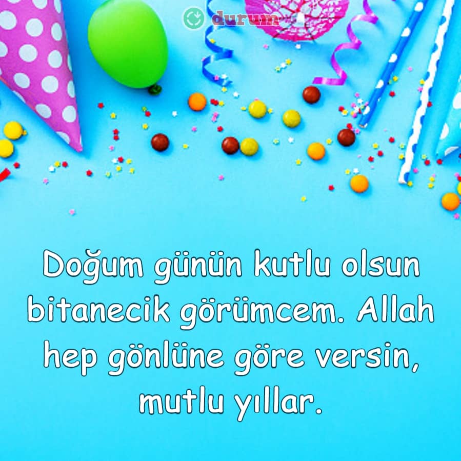 Görümceye doğum günü kutlama sözleri