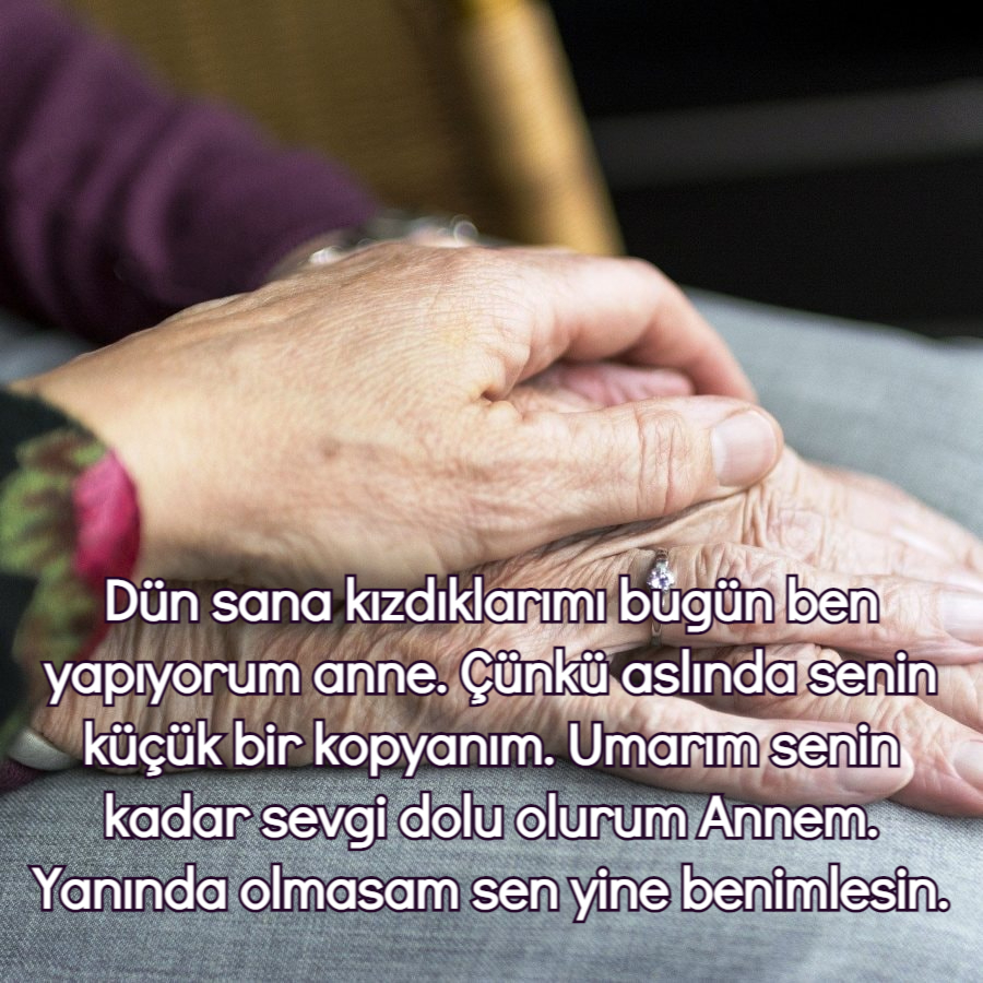 Güzel anneme kutlama mesajı