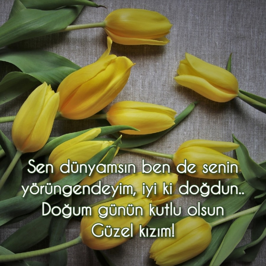 Güzel Kızıma Doğum Günü Tebrik Mesajları
