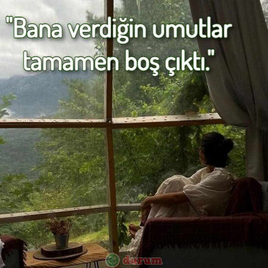 Hayal Kırıklığı Sözleri kisa