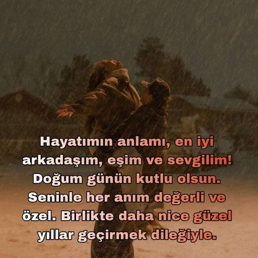Hayatımın anlamı doğum günü mesajı