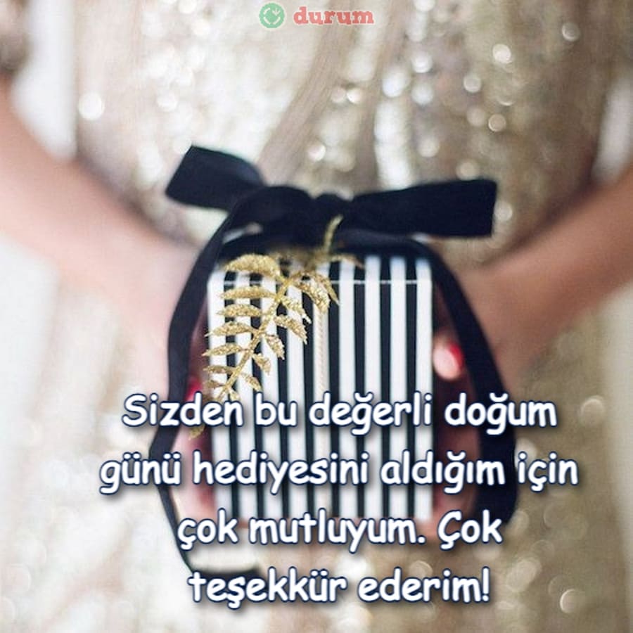 Hediye İçin Teşekkür Mesajları