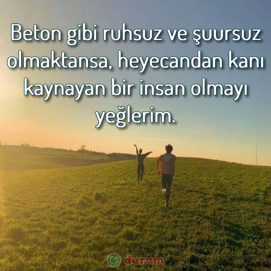 Heyecanlandıran Sözler Kısa