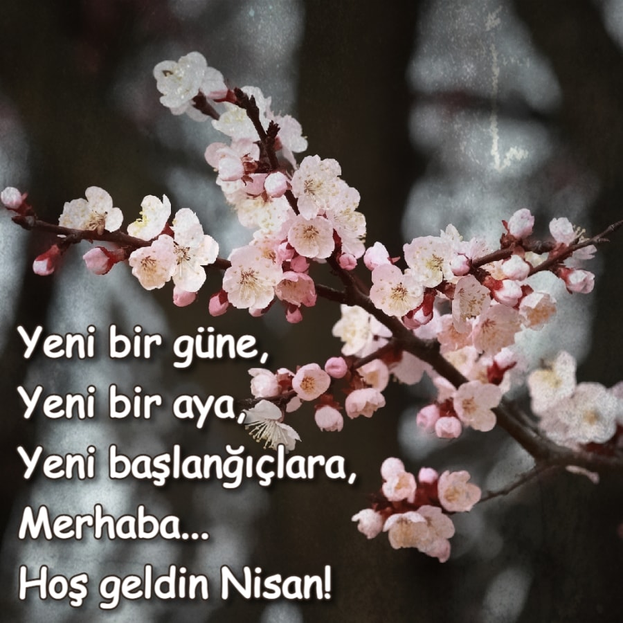 Hoşgeldin Nisan yazısı
