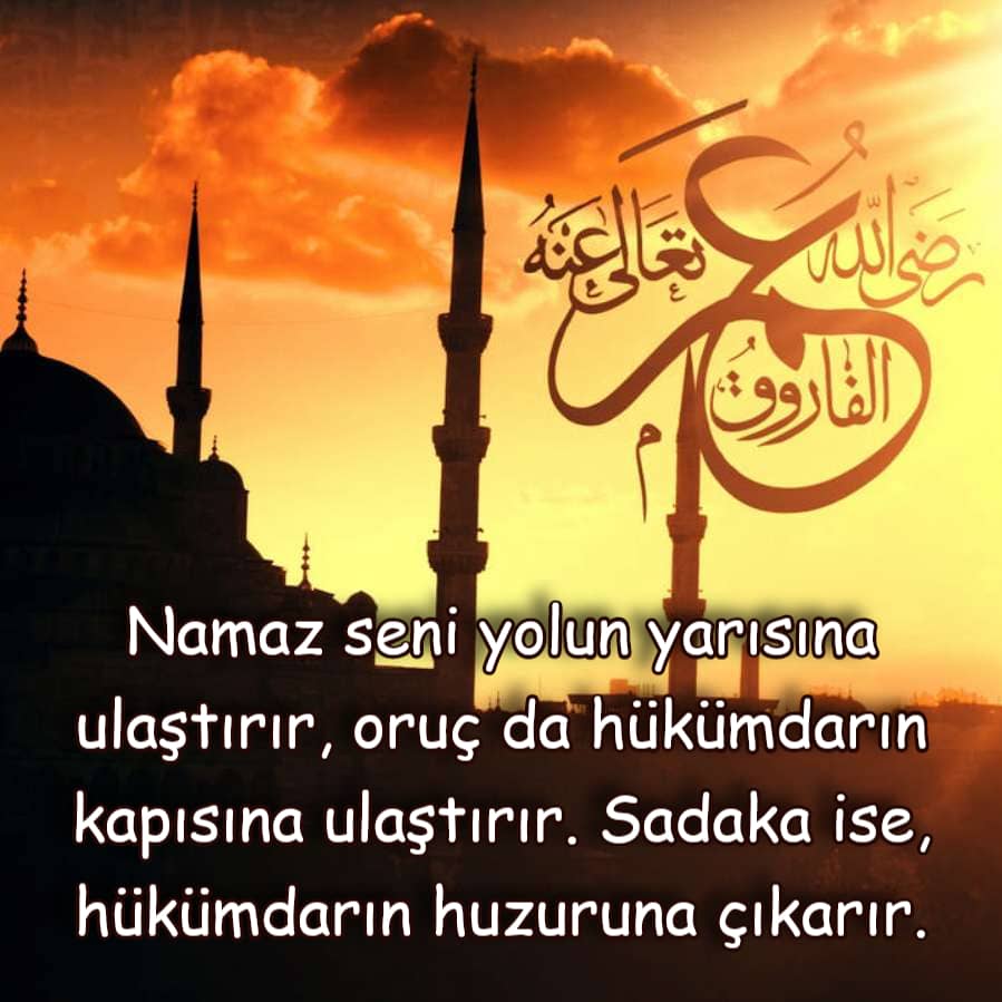 Hz. Ömer namaz sözleri