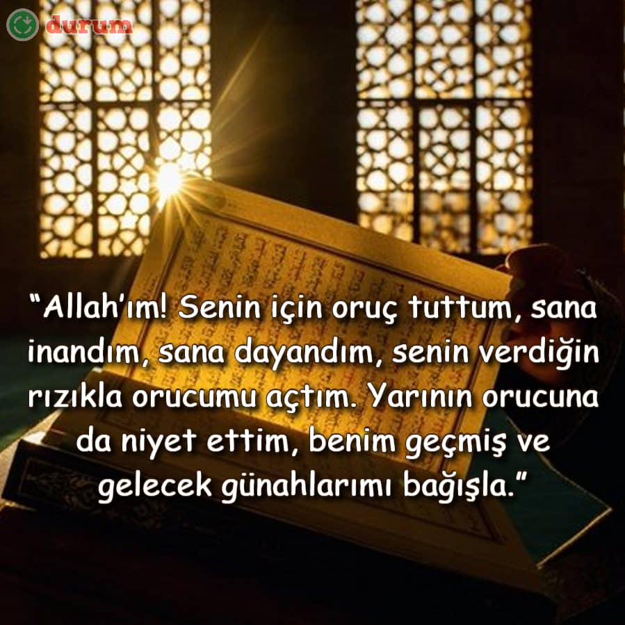 İftar Duaları manaları