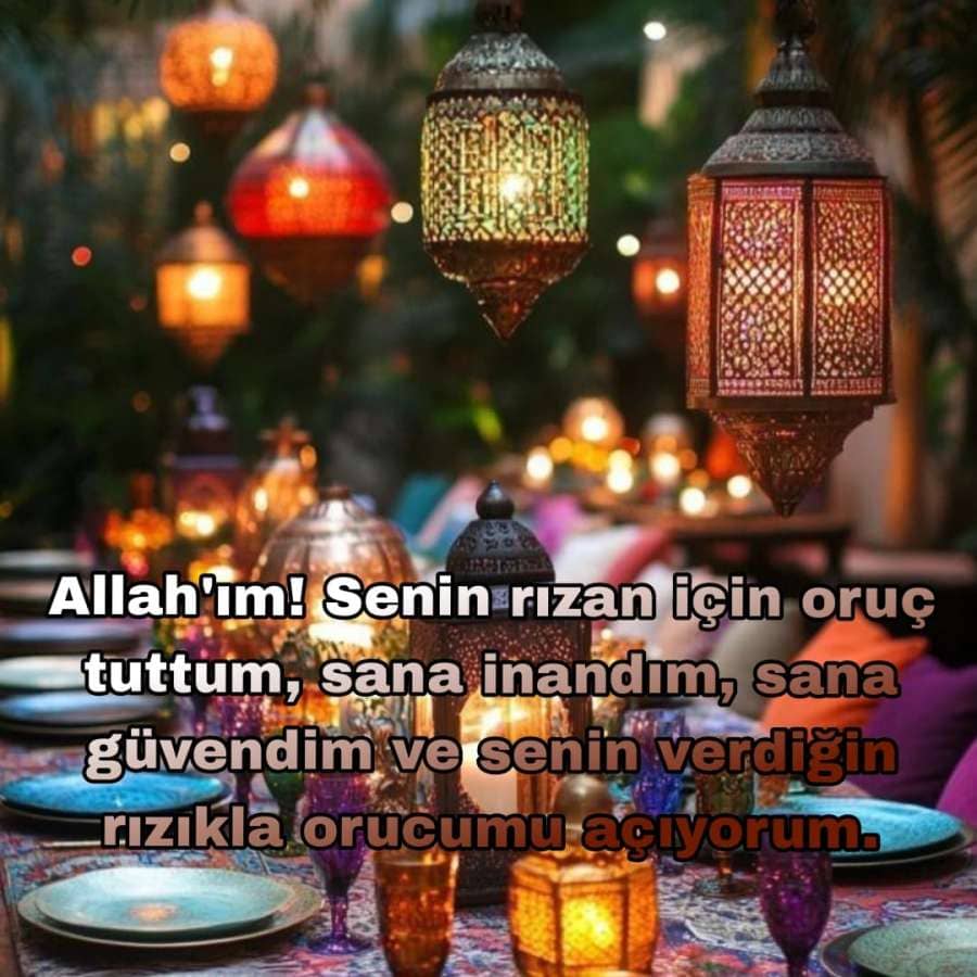 İftar Vakti Edilecek Dualar