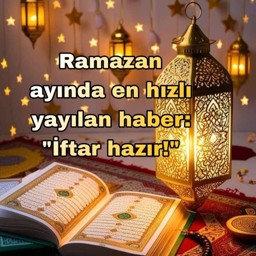 İftara 5 Dakika Kala Durumlar