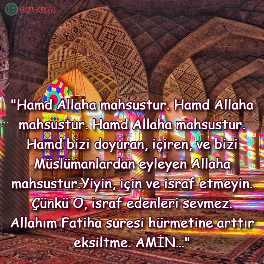 İftarda okunacak dualar