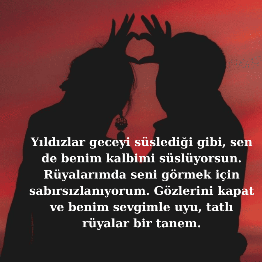 iyi geceler mesajları sevgiliye