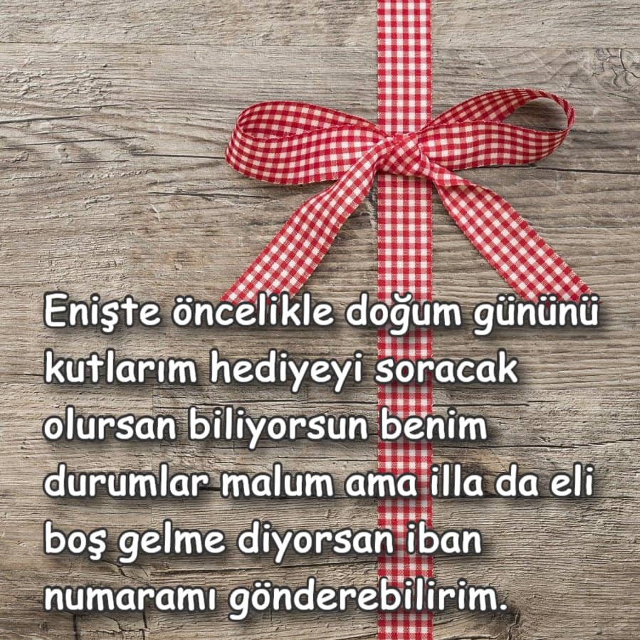 İyi ki doğdu enişte