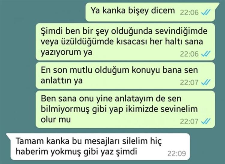 kanka ile komik whatsapp yazışması