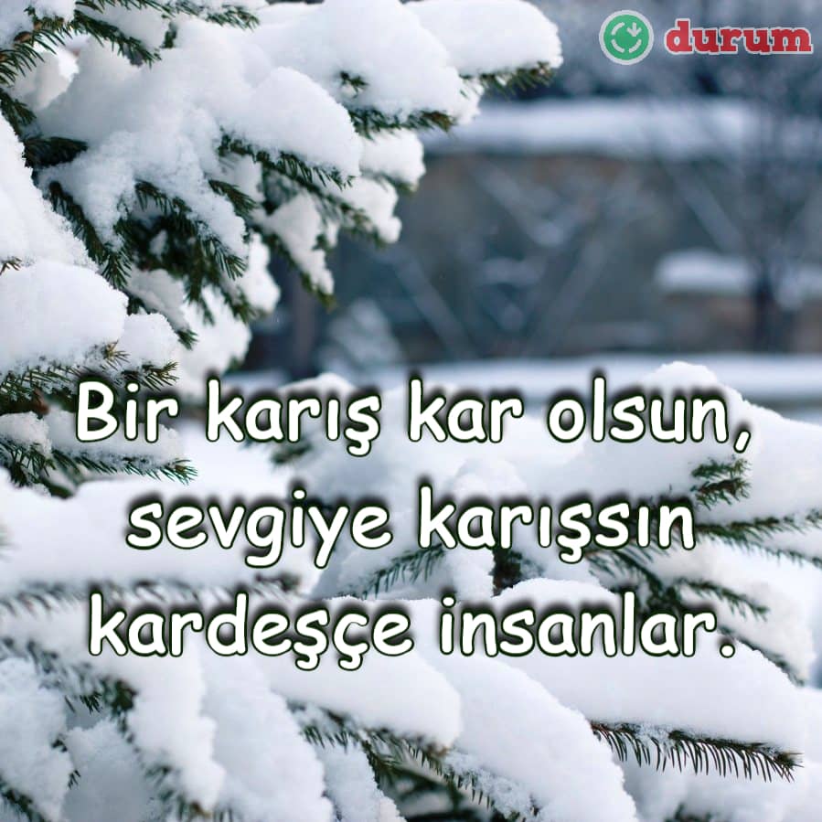 Kar İle İlgili Sözler