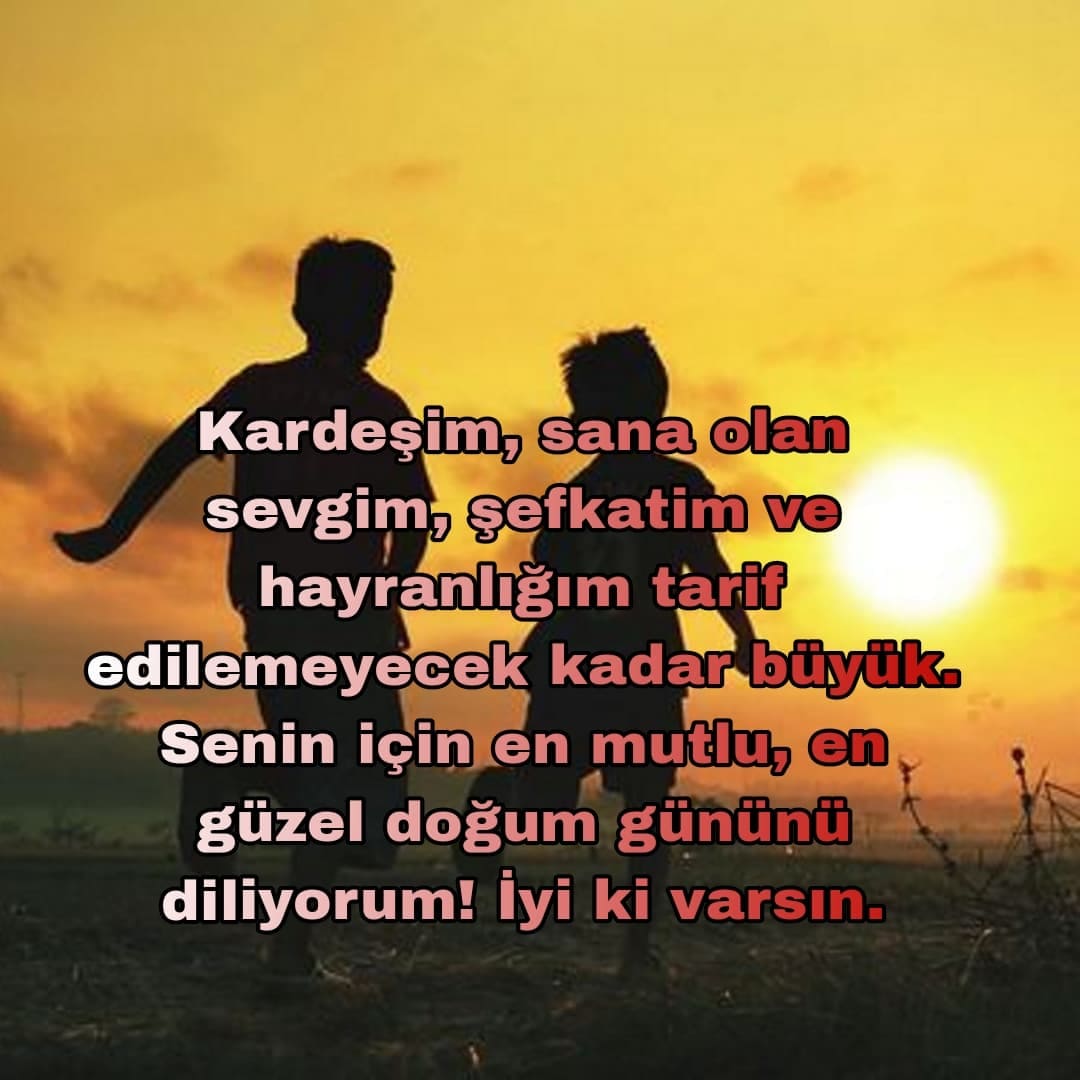 Kardeş İçin Doğum Mesajları