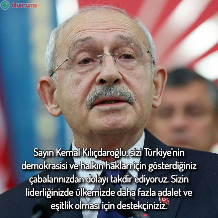 Kemal Kılıçdaroğlu'na destek mesajları