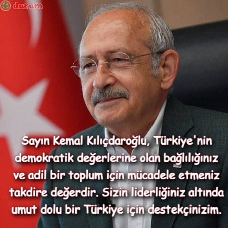 Kemal Kılıçdaroğlu'na destek