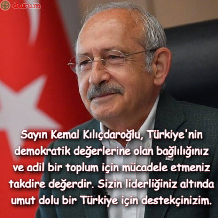 Kemal Kılıçdaroğlu'na destek