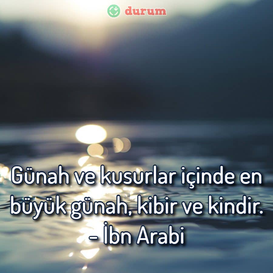 Kibirli Olma Sözleri
