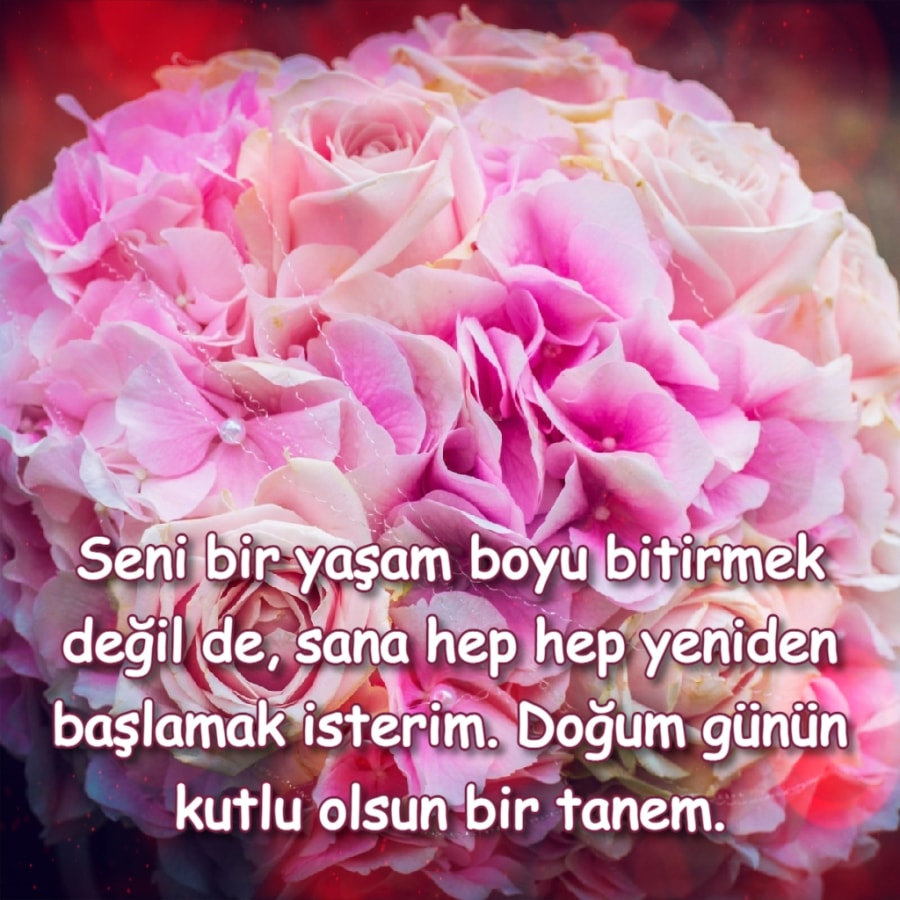 Kısa doğum günü mesajı sevgiliye