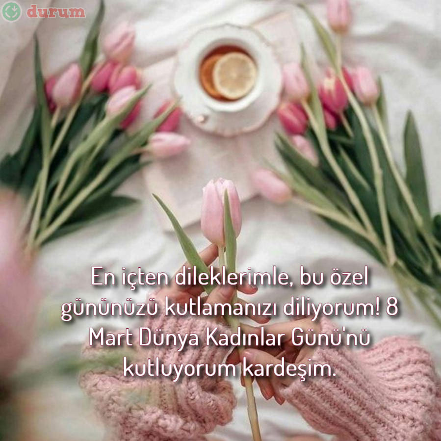 Kız kardeşe 8 mart tebrikleri anlamli