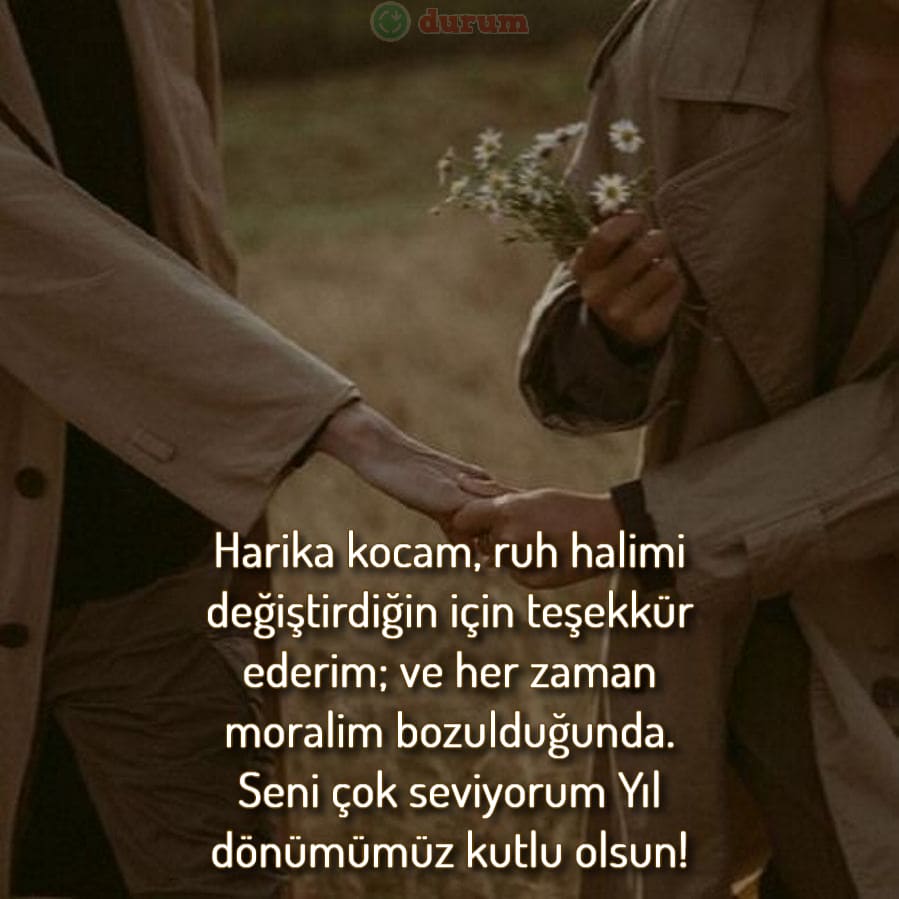 Koca İçin  Yıldönümü Mesajları